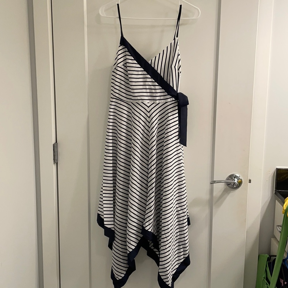 Banana Republic Blue+White Dress NWT